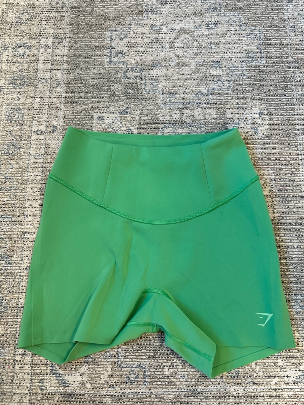 Gymshark Women’s Bright Green High-Waist Bike Shorts